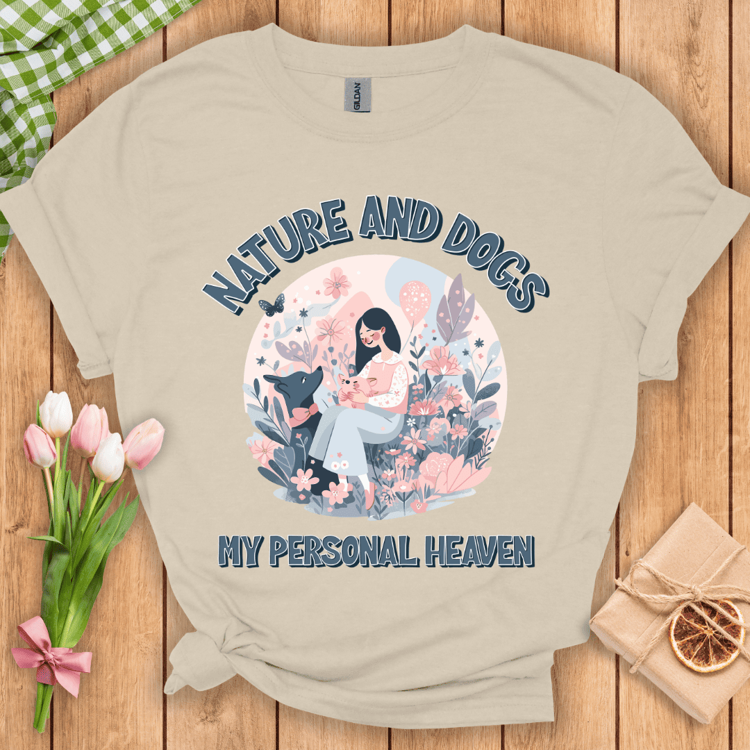 Nature and Dogs My Heaven Unisex Tee