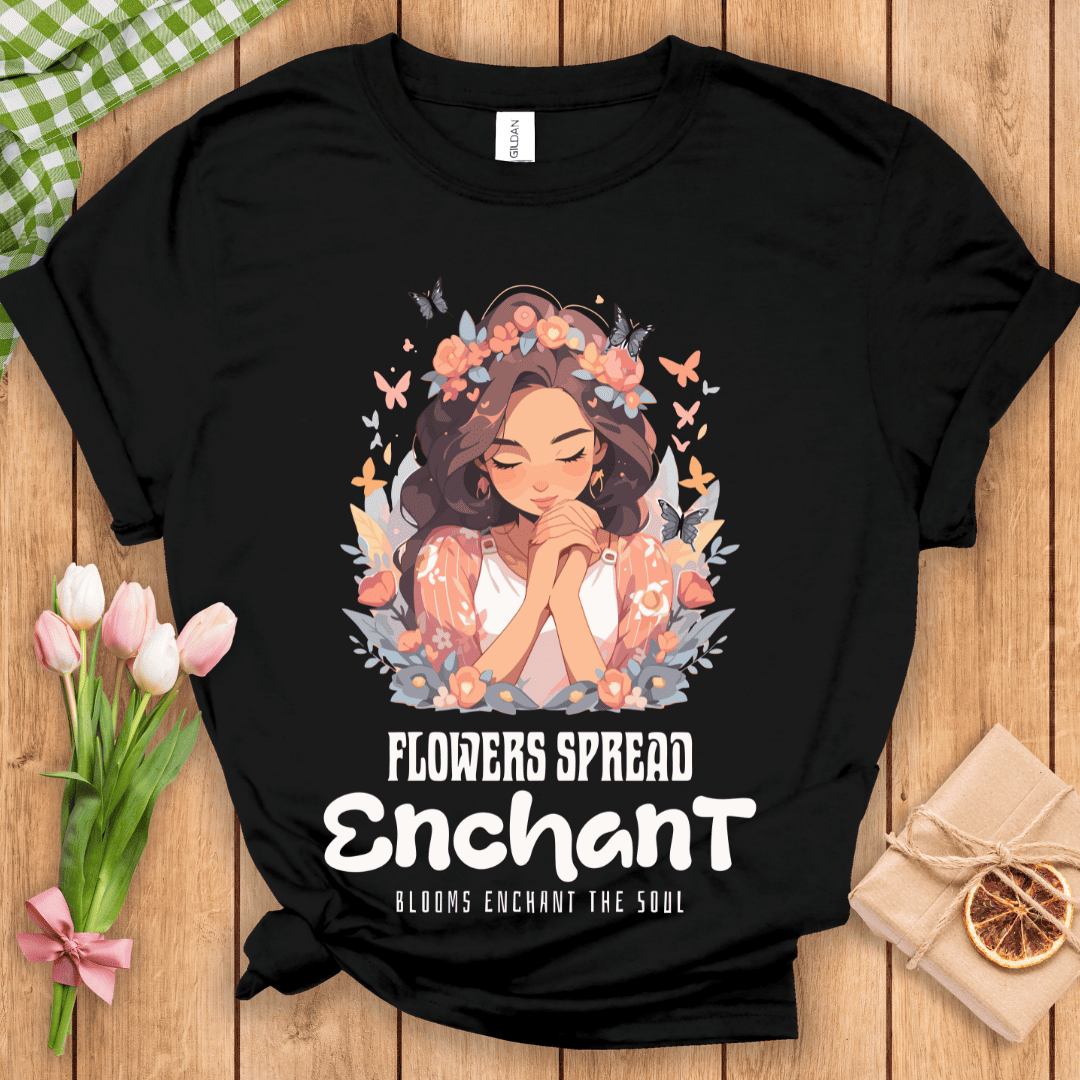 Flowers Spread Enchant Unisex Tee