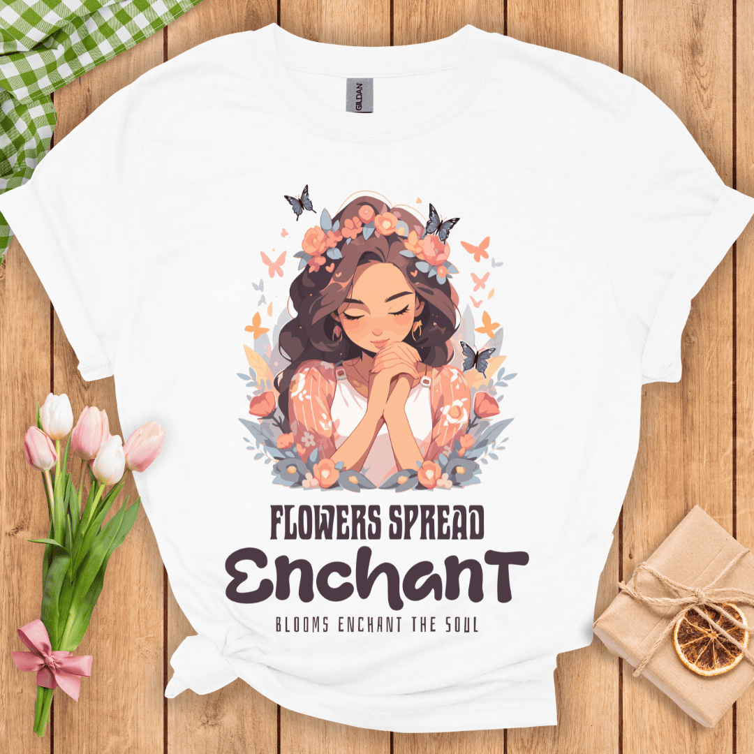 Flowers Spread Enchant Unisex Tee