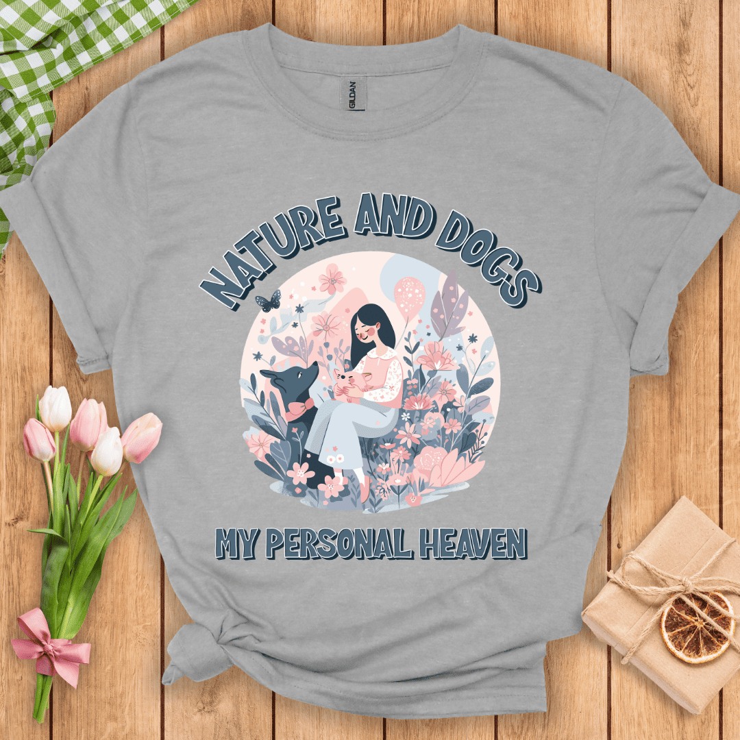 Nature and Dogs My Heaven Unisex Tee