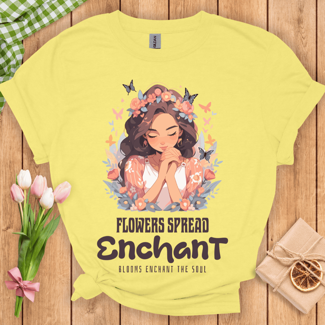 Flowers Spread Enchant Unisex Tee