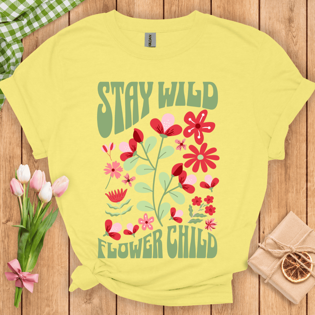Stay Wild Flower Child Unisex Tee