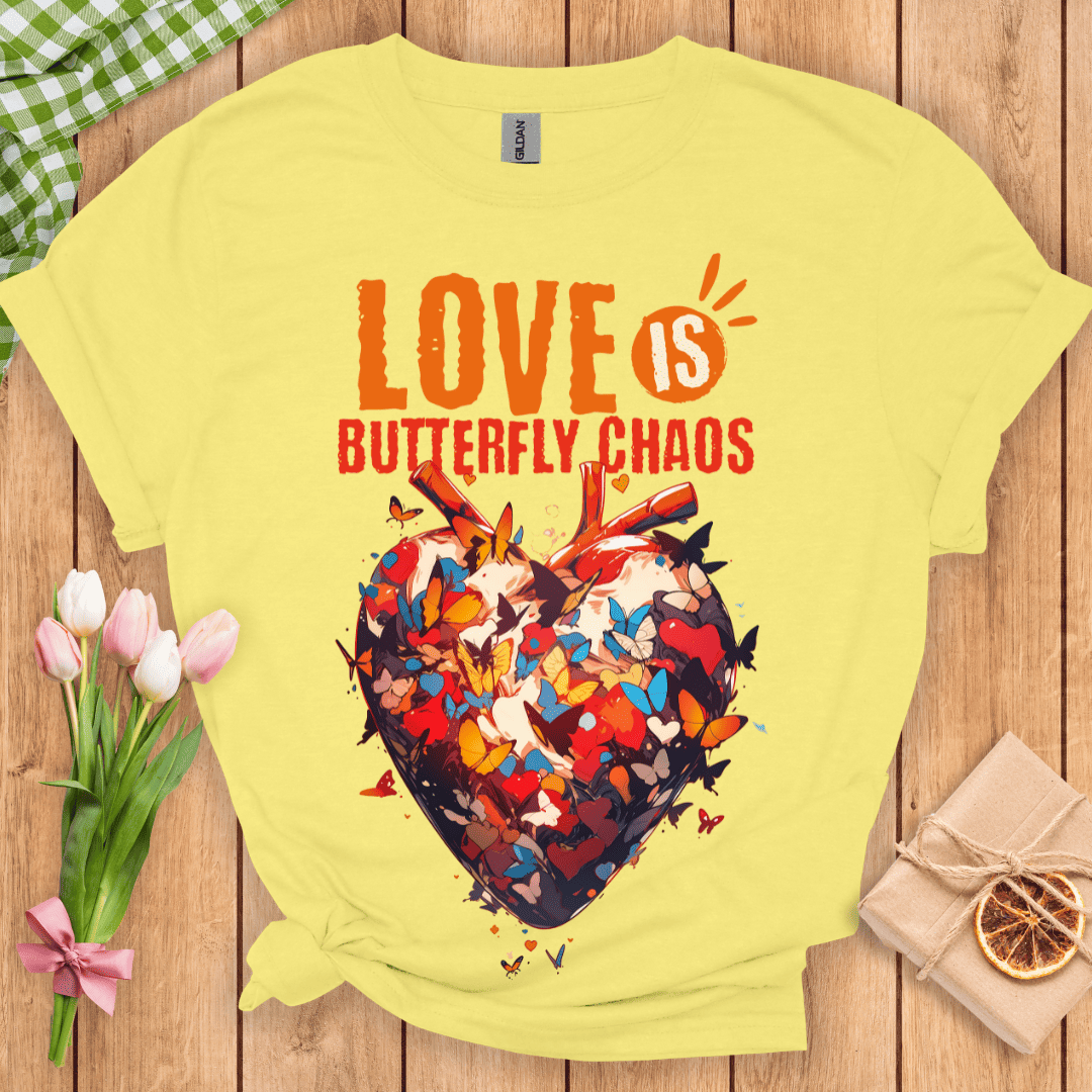 Love Is Butterfly Chaos Unisex Tee