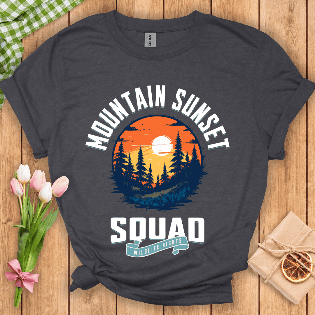 Mountain Sunset Squad Unisex Tee