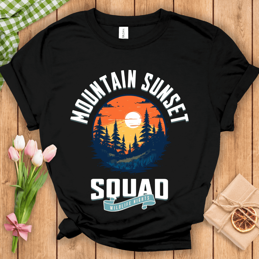 Mountain Sunset Squad Unisex Tee