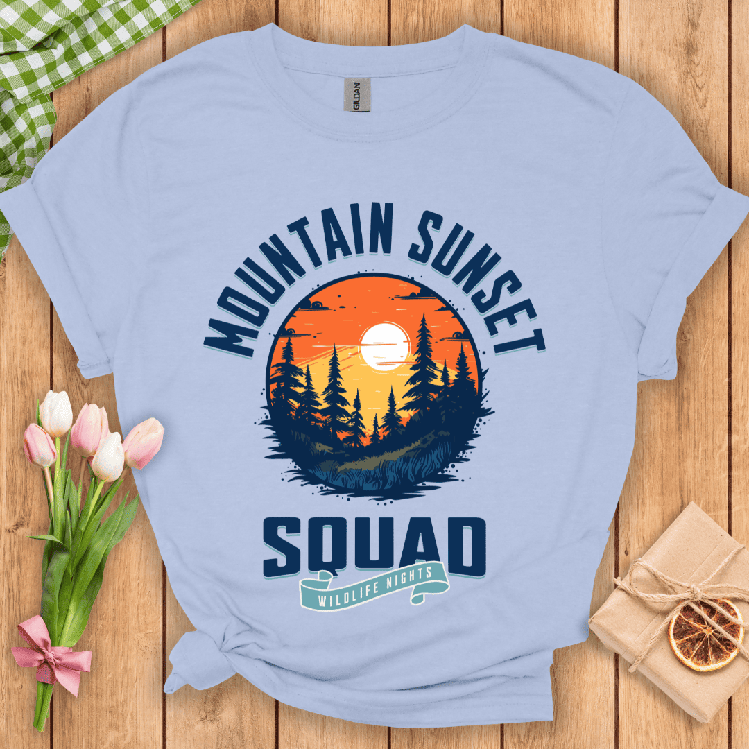 Mountain Sunset Squad Unisex Tee