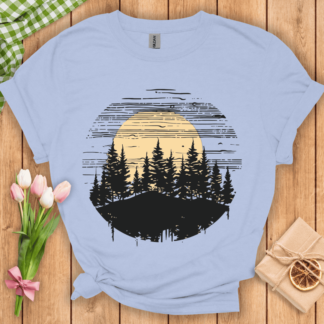 Forest Sunset Unisex Tee