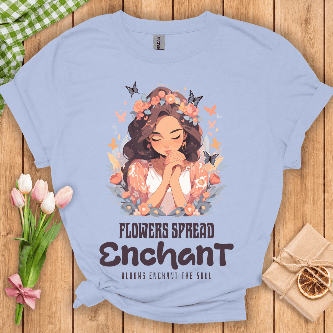 Flowers Spread Enchant Unisex Tee
