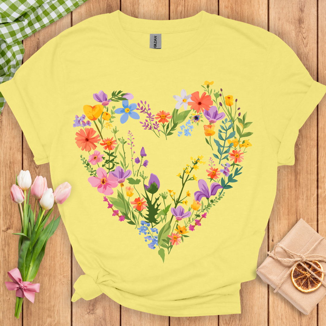 Heart of Wildflowers Unisex Tee