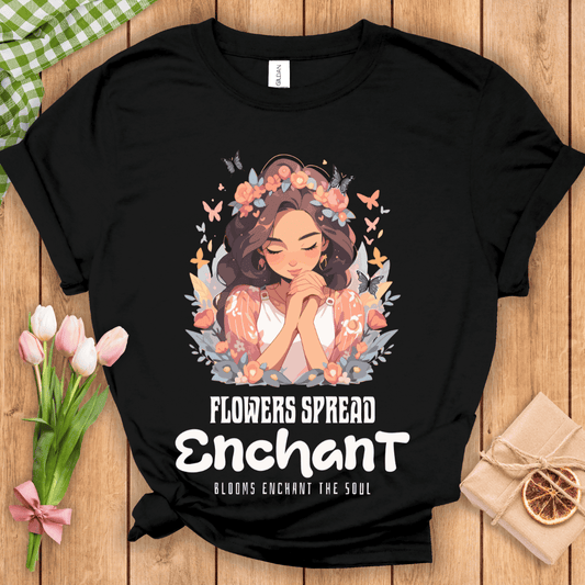 Flowers Spread Enchant Unisex Tee