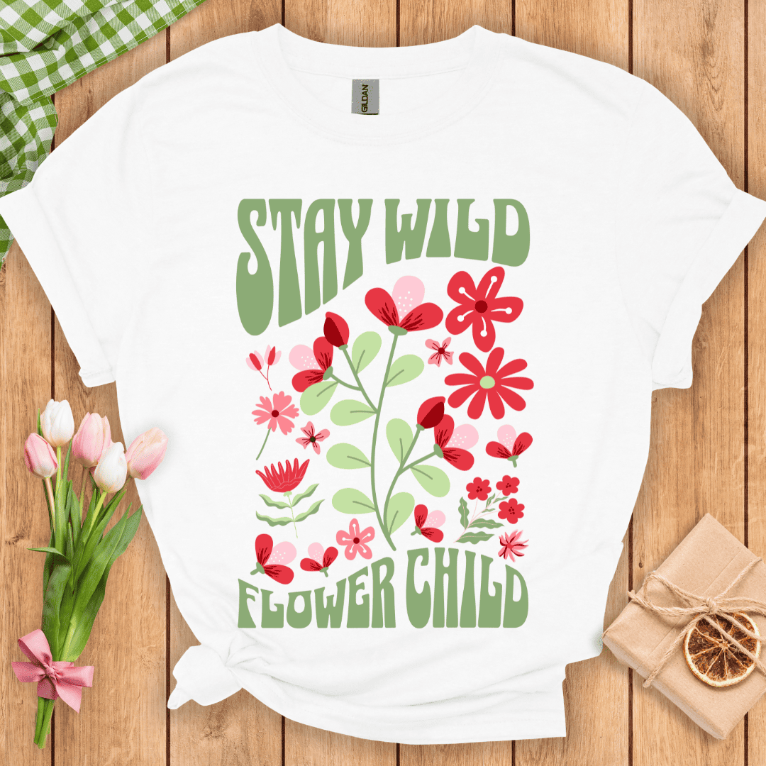 Stay Wild Flower Child Unisex Tee