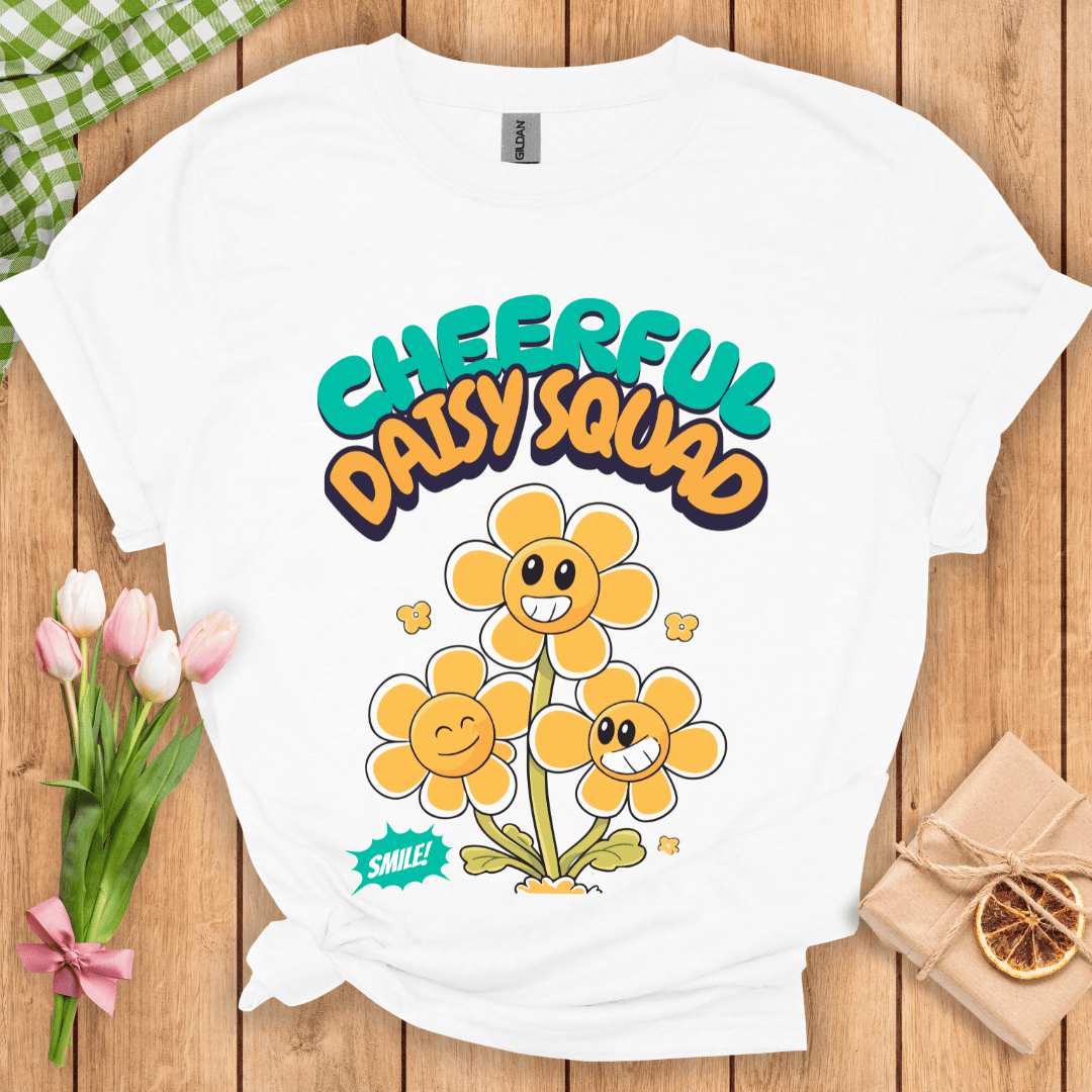 Cheerful Daisy Squad Unisex Tee