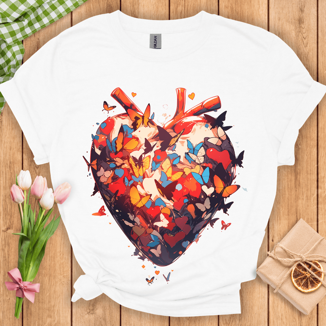 Fluttering Heartbeats Unisex Tee