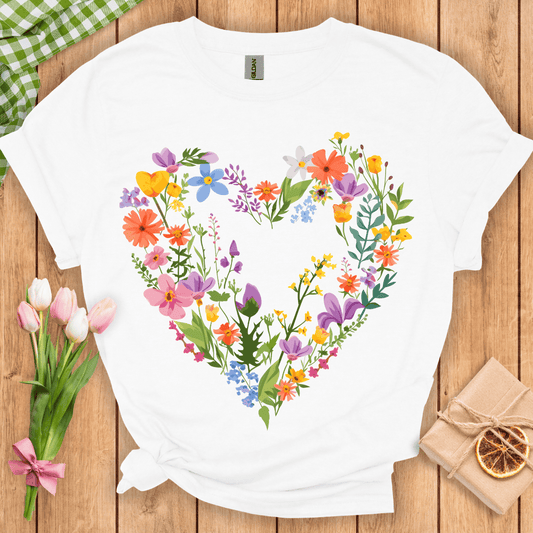 Heart of Wildflowers Unisex Tee