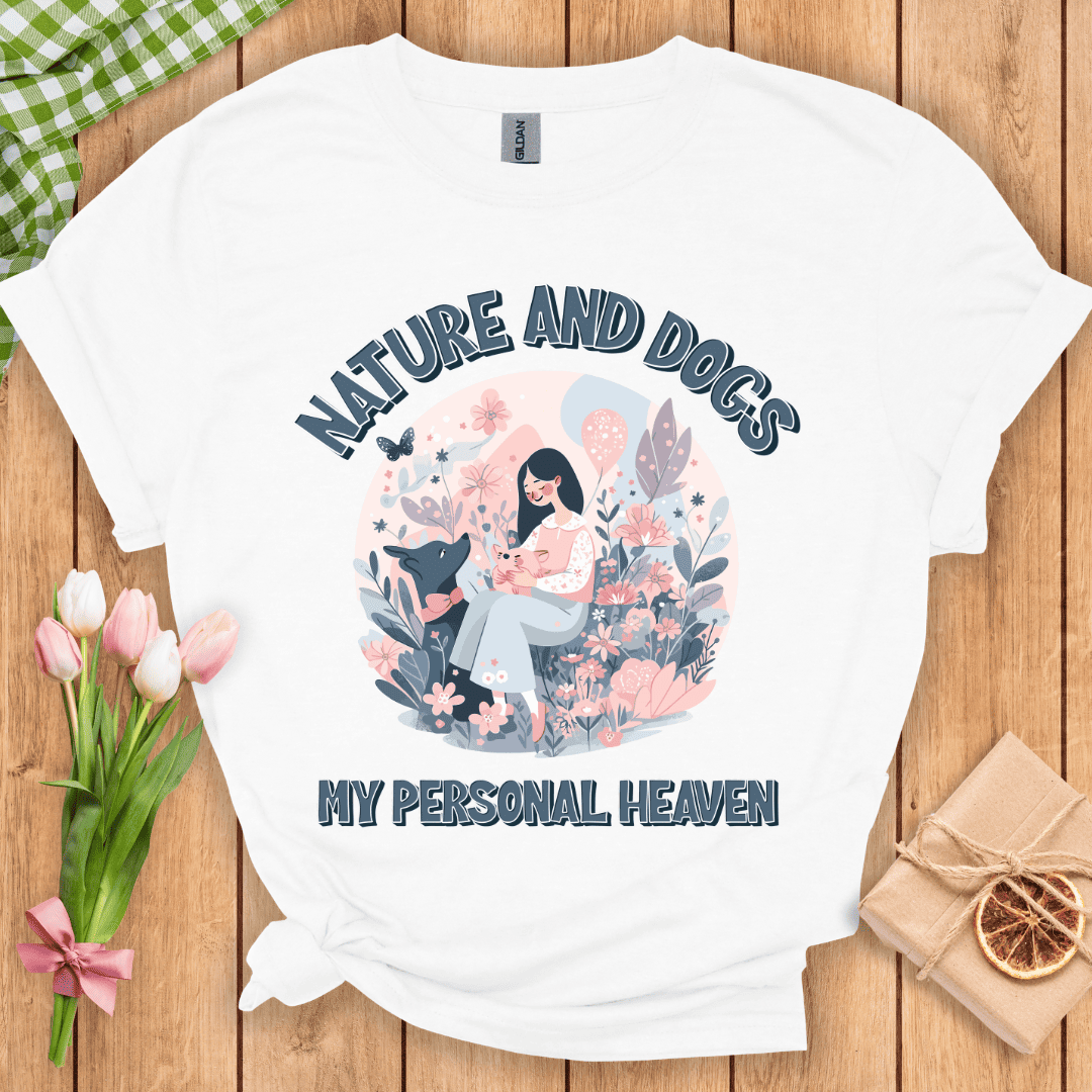 Nature and Dogs My Heaven Unisex Tee