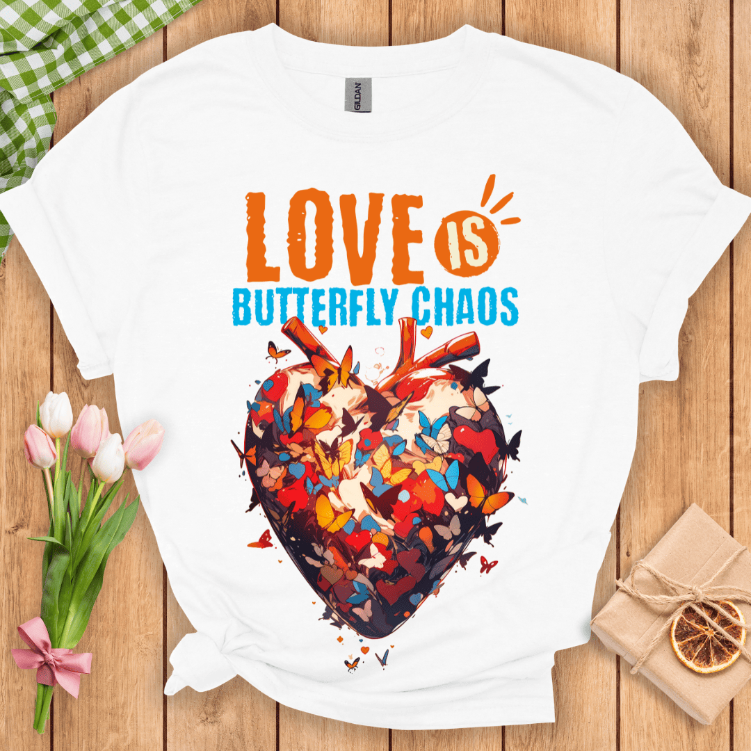 Love Is Butterfly Chaos Unisex Tee