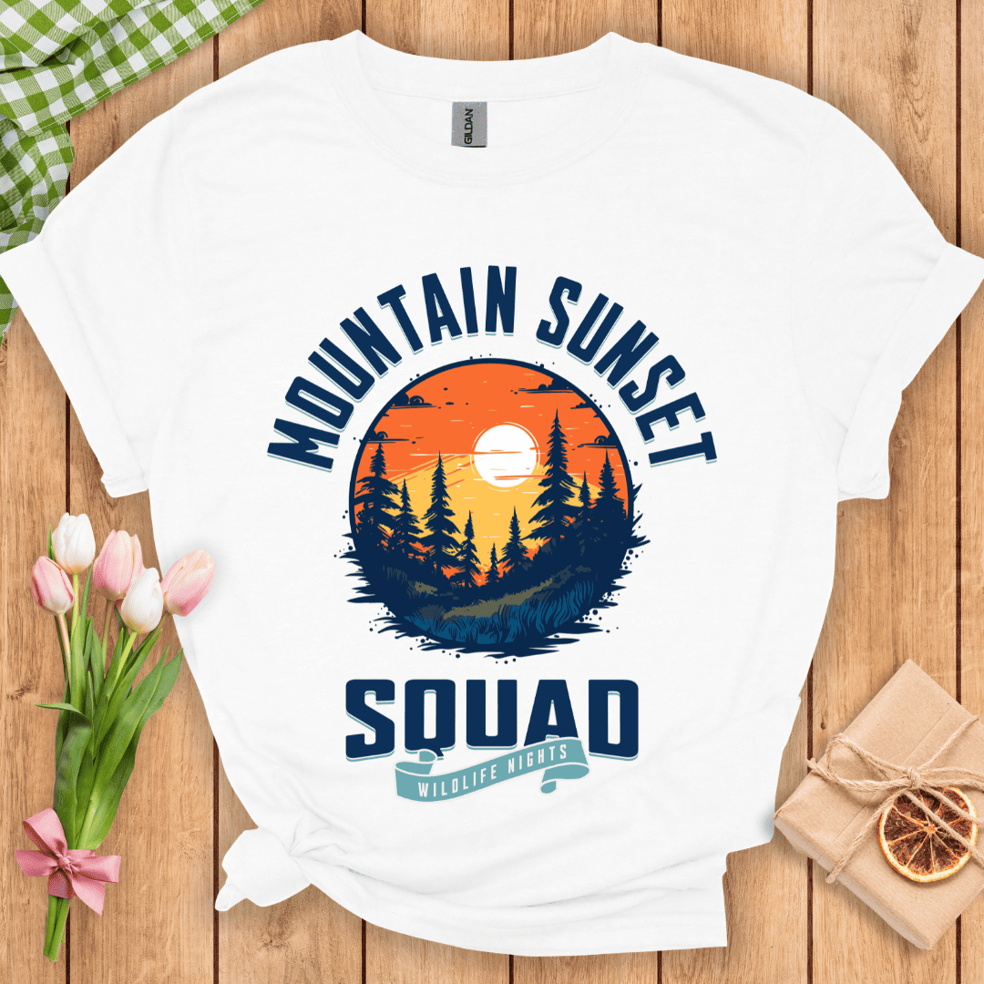 Mountain Sunset Squad Unisex Tee