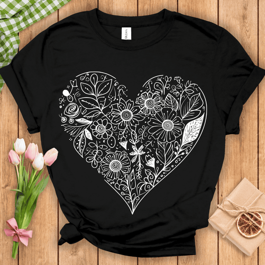 Heartful Wildflowers Unisex Tee