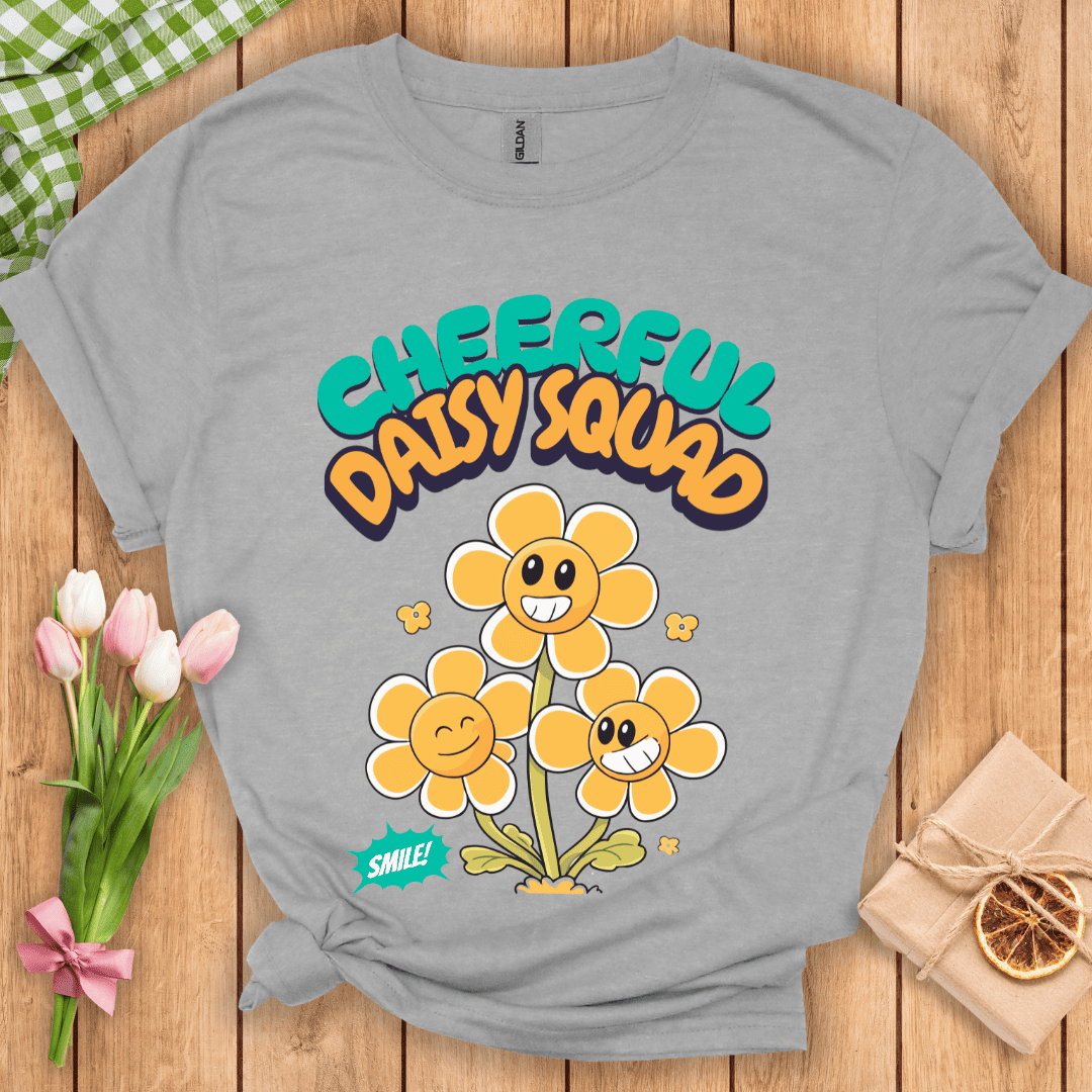 Cheerful Daisy Squad Unisex Tee