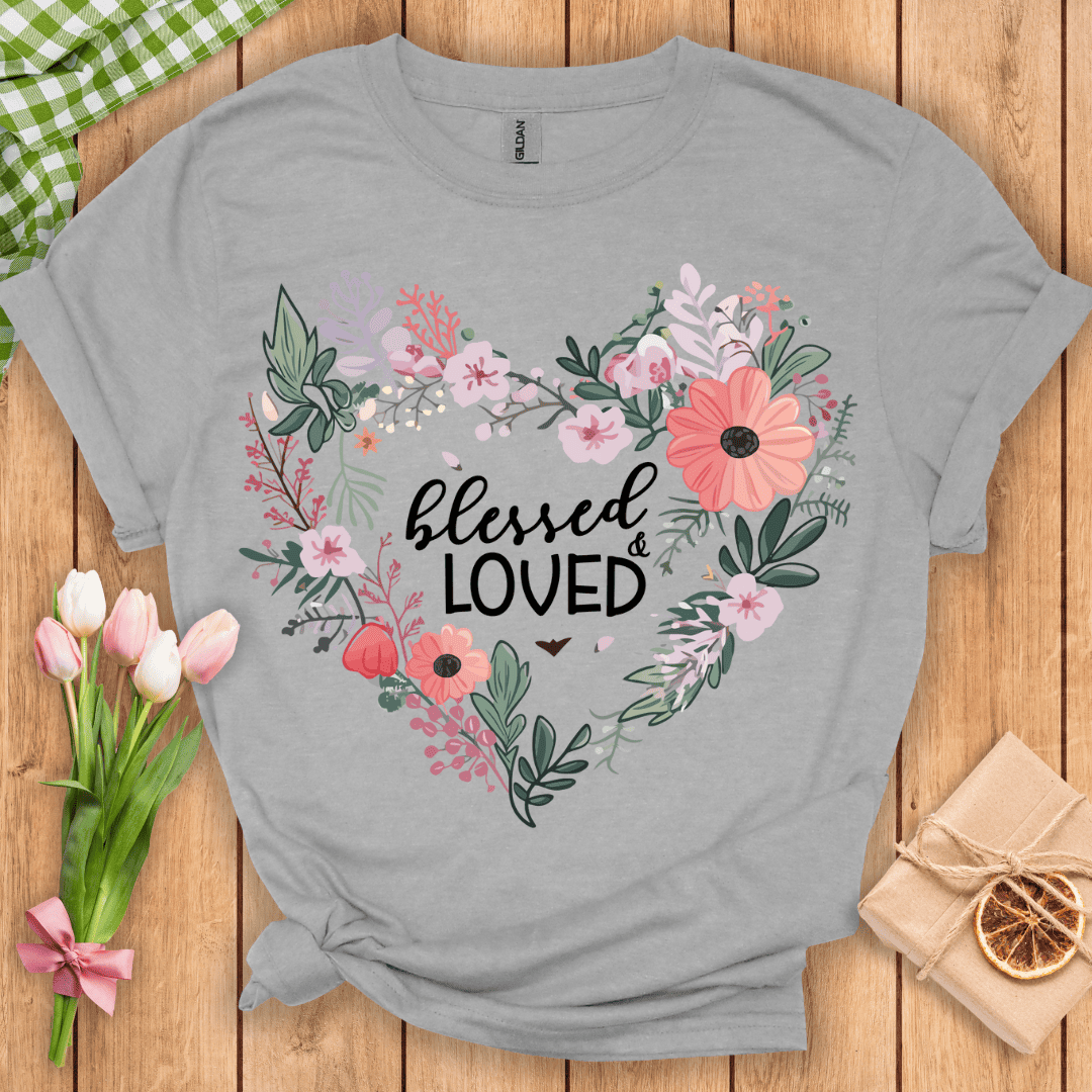 Blessed & Loved Heart Unisex Tee