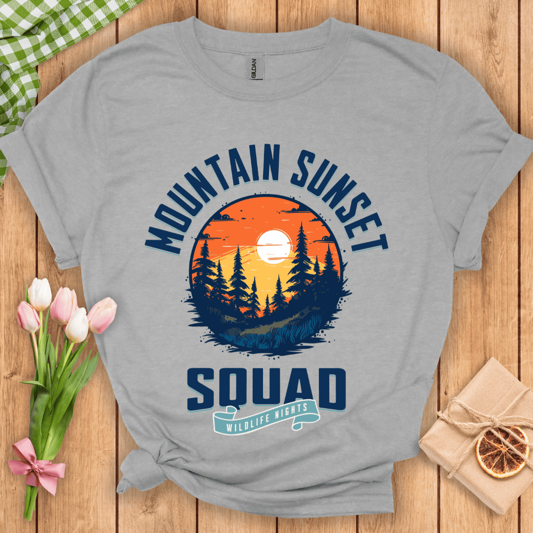 Mountain Sunset Squad Unisex Tee
