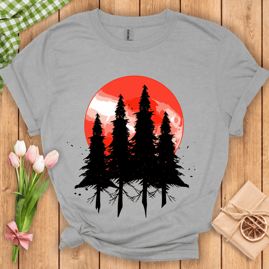 Red Sunset Unisex Tee