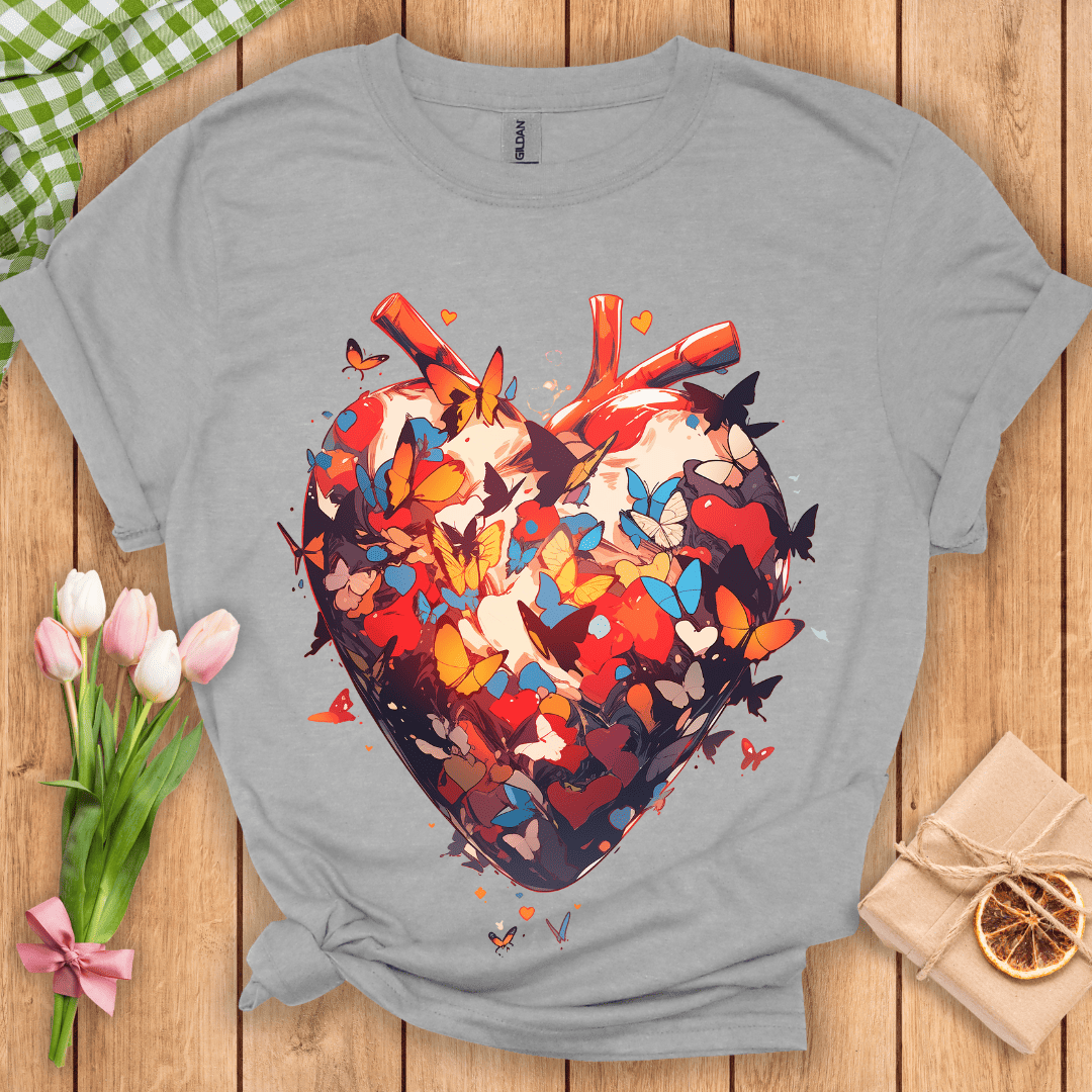 Fluttering Heartbeats Unisex Tee