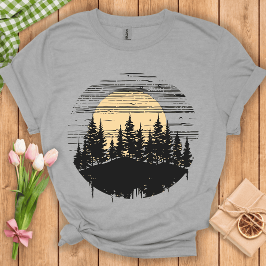 Forest Sunset Unisex Tee