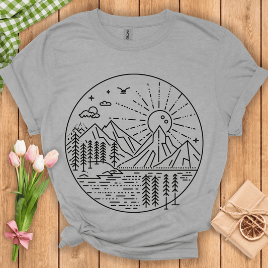 Mountains Unisex Tee