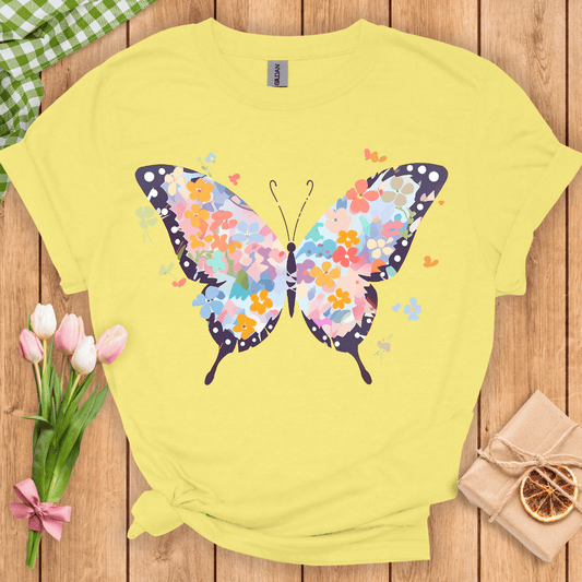 Wildflowers Butterfly Unisex Tee