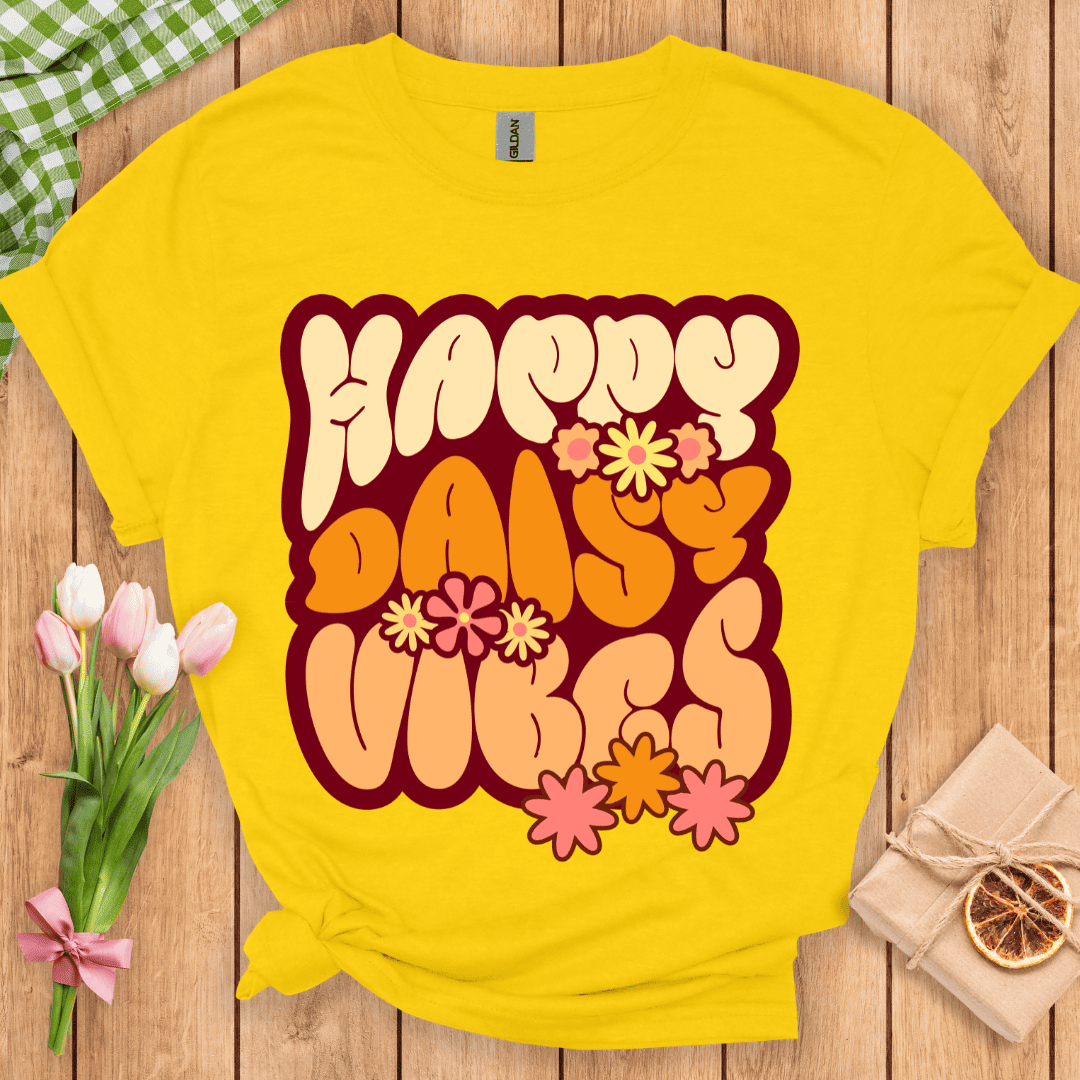 Happy Daisy Vibes Unisex Tee