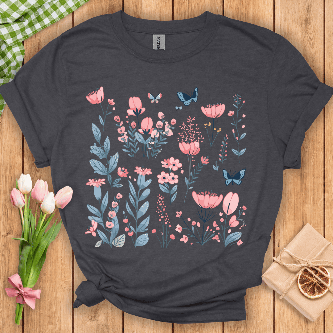 Wildflowers & Butterflies Unisex Tee