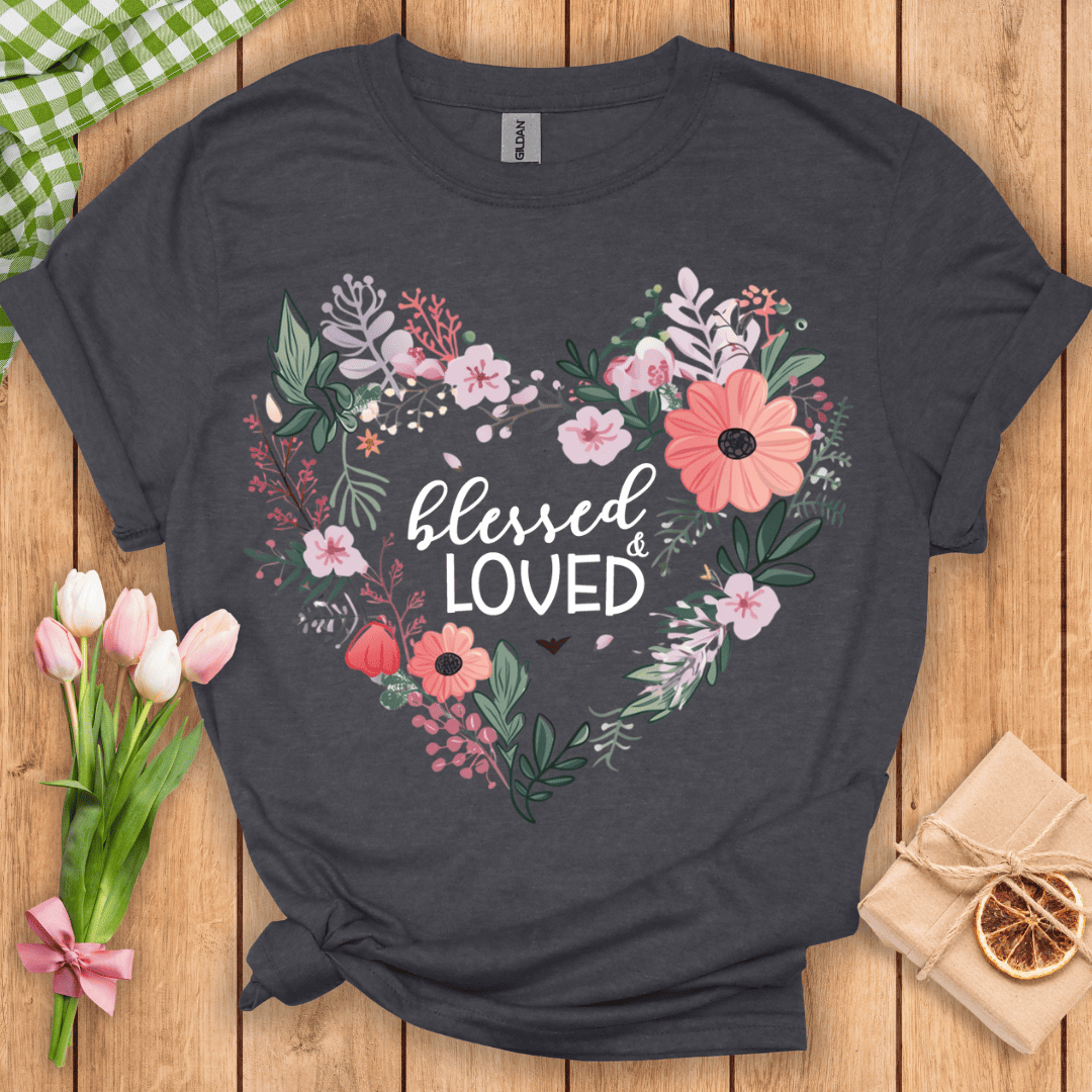 Blessed & Loved Heart Unisex Tee