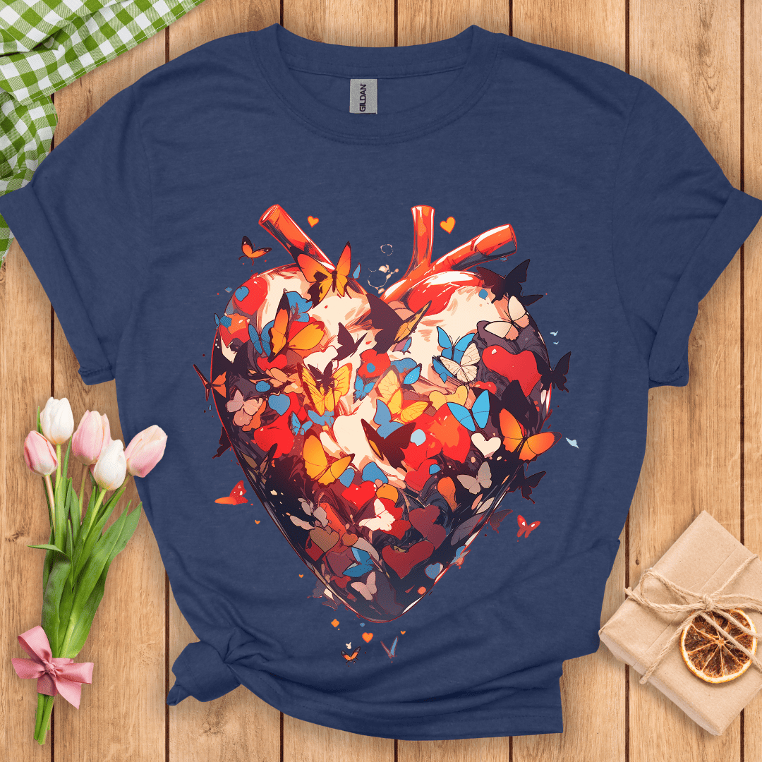 Fluttering Heartbeats Unisex Tee