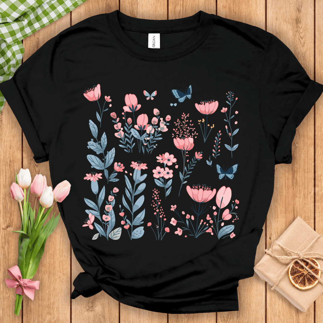 Wildflowers & Butterflies Unisex Tee