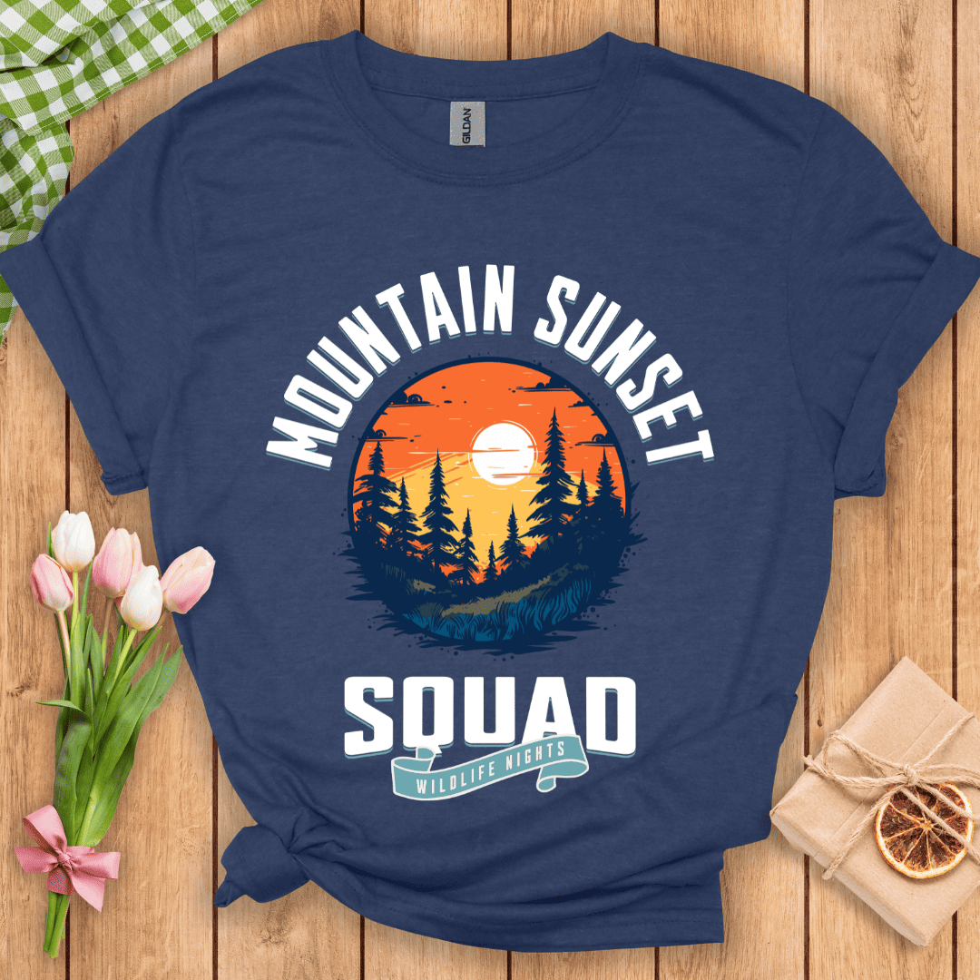 Mountain Sunset Squad Unisex Tee