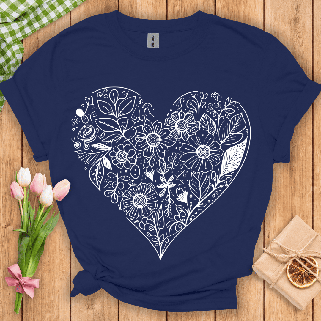 Heartful Wildflowers Unisex Tee