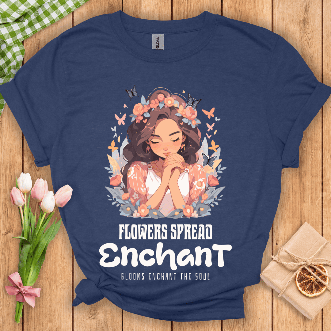 Flowers Spread Enchant Unisex Tee