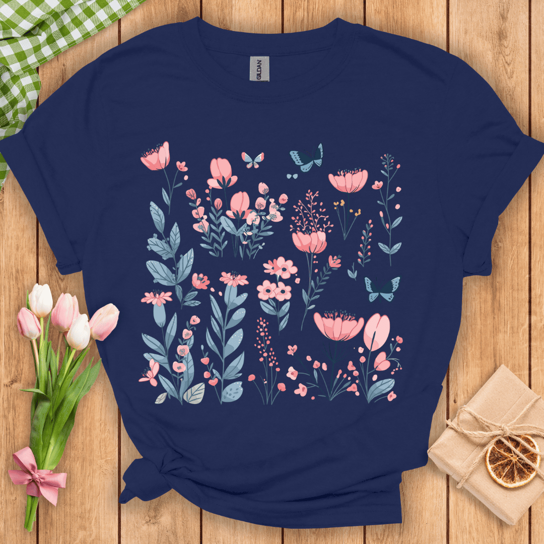Wildflowers & Butterflies Unisex Tee