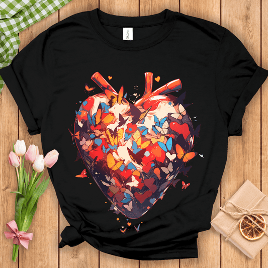 Fluttering Heartbeats Unisex Tee